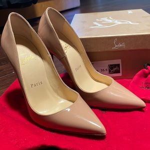 Christian Louboutin patent nude So Kate 120